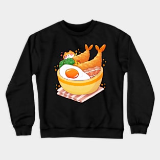 Cute Shiba Inu Donburi Crewneck Sweatshirt